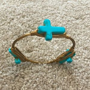 Bracelet with Blue Crosses